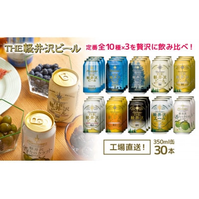 THE軽井沢ビール　缶で飲み比べ　10種30缶　飲み比べセット
