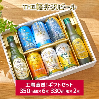 贈り物におすすめ　THE軽井沢ビール　工場直送　8種飲み比べギフトセット(瓶・缶)G-RI
