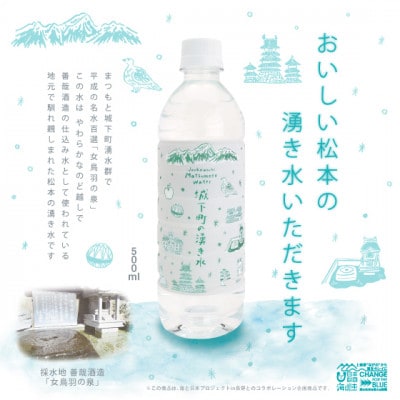 城下町の湧き水(500ml×24本)