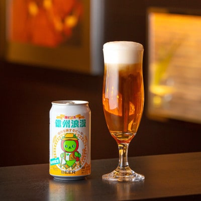 長野県諏訪市産　信州浪漫ビール　アルクマデザイン缶　350ml×24缶　(2種各12缶)