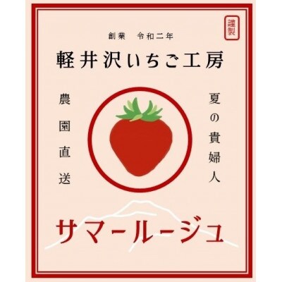 軽井沢産夏いちご「サマールージュ」1ケース(約650g)