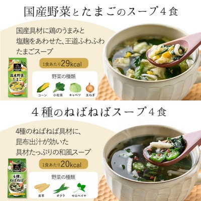 【ギフト包装・のし付】野菜やきのこが摂れる フリーズドライこだわりスープ6種ギフト(24食入)