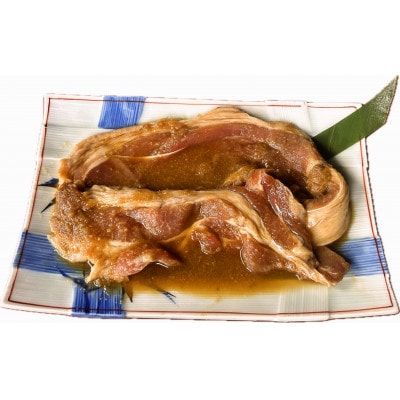 特産完熟りんごをたっぷり使った特製ダレの信州豚肩ジンギスカン　計1400g