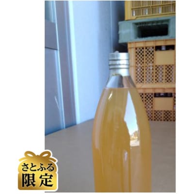 【さとふる限定】完全無添加辰野町産サンふじ100%リンゴジュース 1箱(1L×6本)