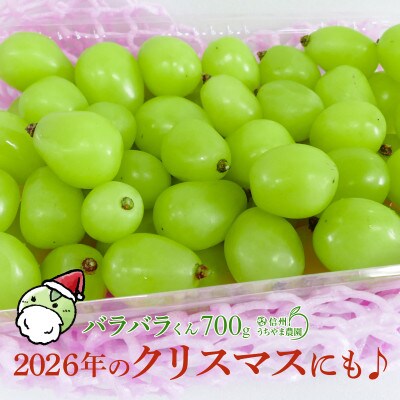 【訳あり品】2026年のクリスマスにも♪シャインマスカット(バラバラくん) 約700g