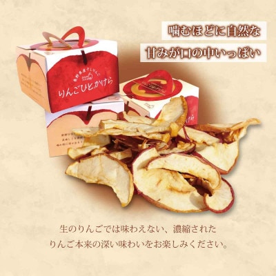 信州うちやま農園のドライフルーツ「りんごひとかけら」300g(25g×12箱)　信州りんご(乾燥)