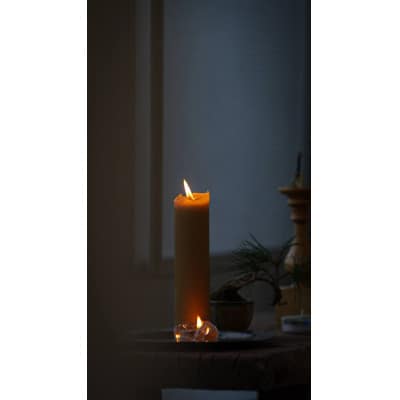 長野県産おおきな蜜蝋蝋燭　1本