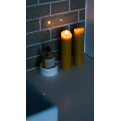 長野県産おおきな蜜蝋蝋燭　1本