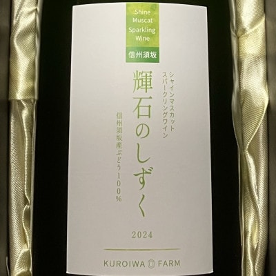 長野県産シャインマスカットスパークリングワイン　(生食ぶどう100%使用)