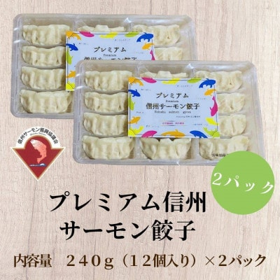 プレミアム信州サーモン餃子　12個入×2パック