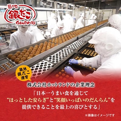 ふるさと納税限定　築地銀だこ冷凍たこ焼6玉入り×7個