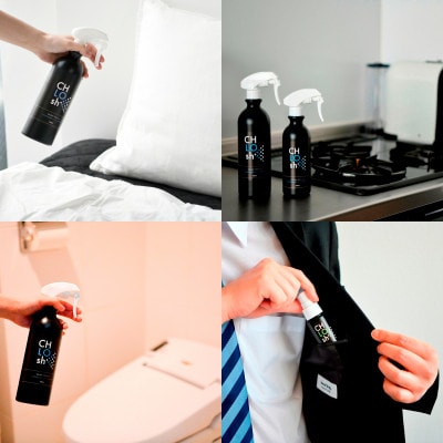 CHLOsh (クロッシュ) 除菌消臭スプレー 安定型次亜塩素酸ナトリウム 300ml+1L(詰替)