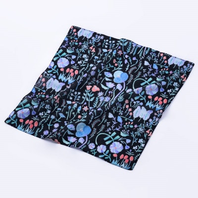 【ezu】handkerchief /no.004◆コットン100%◆大判◆おしゃれ◆手描き