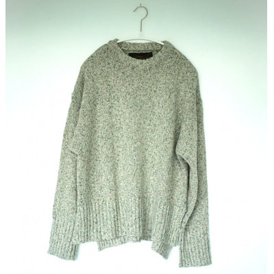 【ezu】color field sweater sougen /天然繊維◆草原◆Mサイズ
