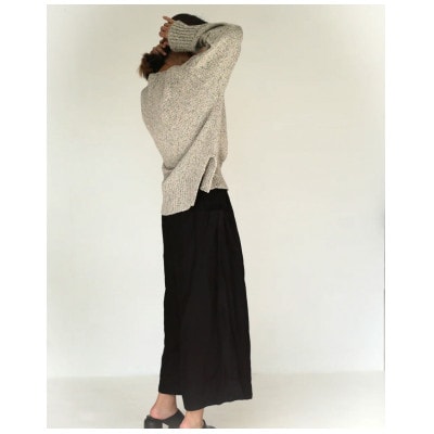 【ezu】color field sweater sougen /天然繊維◆草原◆Mサイズ