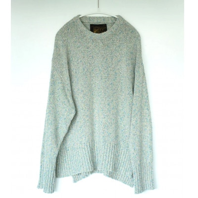 【ezu】color field sweater unabara /天然繊維◆海原◆Lサイズ