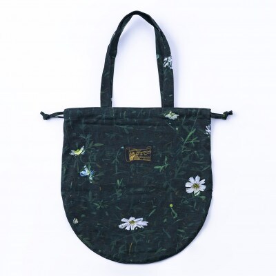 【ezu】re-meeting circle bag 白い花