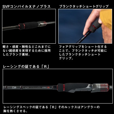 【釣具のダイワ】のルアーロッド EMERALDAS STOIST RT 84M