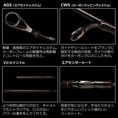 【釣具のダイワ】のルアーロッド EMERALDAS STOIST RT 79MLM