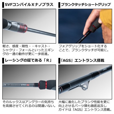 【釣具のダイワ】のルアーロッド EMERALDAS STOIST RT IL 79MMH
