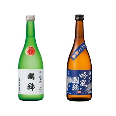国稀4合瓶2本セット(特別純米酒・純米吟風国稀)