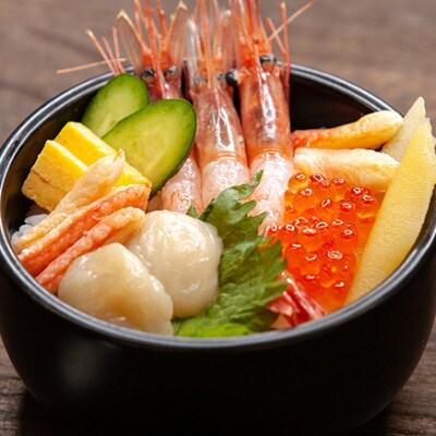 北日本水産物の手巻き寿司セット(甘えび・いくら・帆立・数の子・かに)