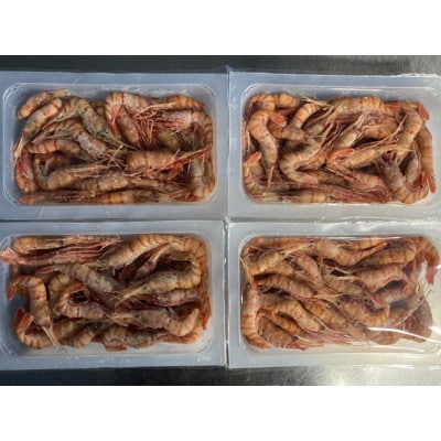 訳ありボタンエビ(小)1kg(250g×4)