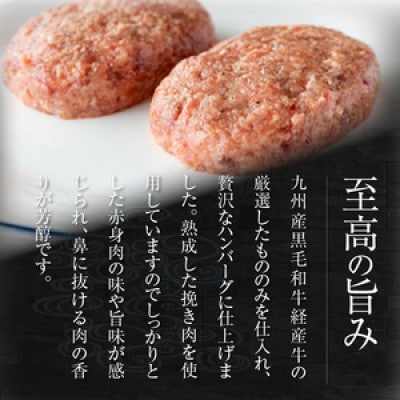 九州クラフト黒毛和牛のハンバーグ(100g×2個)×3パック