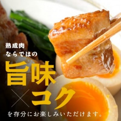 宮崎県産熟成豚バラブロック 約500g×1個