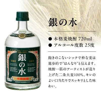 【飲み比べ】銀の水・銀の水BLACK 720ml×2本セット