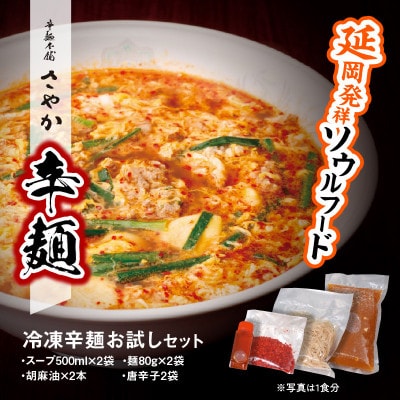 辛麺お試しセット(辛麺×2食) 【N040-YA0467】