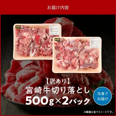 【訳あり品】宮崎牛 切り落とし 1kg