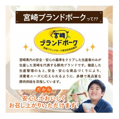 宮崎ブランドポーク 肩ロース 焼肉 約1kg　500g×2パック(延岡市)