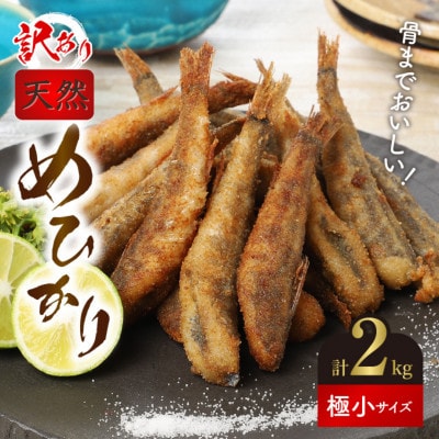 【訳あり】天然めひかり(極小サイズ) 500g×4袋