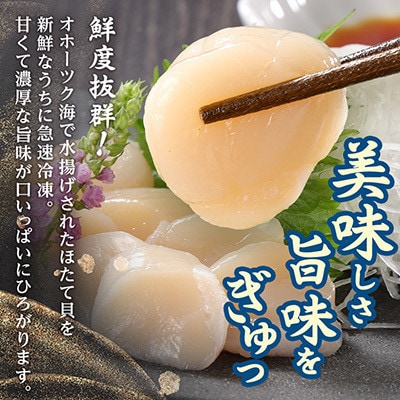 ちょっと訳ありホタテ貝柱小分け300g×2(計600g)【S03233】