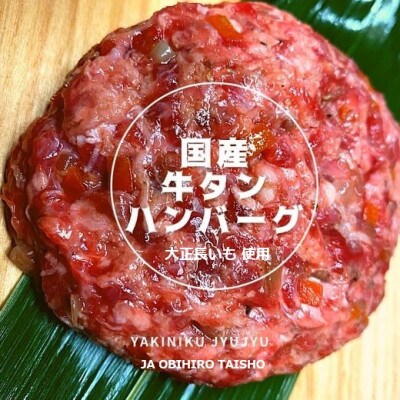 国産牛タンハンバーグ(大正長いも入)180g×5枚入