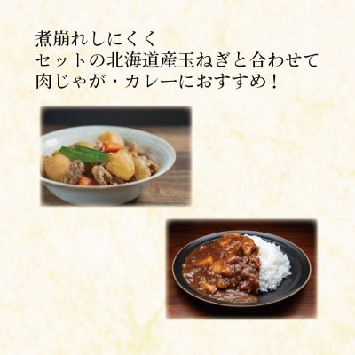大正メークイン秀Lサイズ10kg+北海道産玉ねぎLサイズ5kgセット