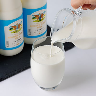 【毎月定期便】ジャージーゴールデンミルク 900ml×3本セット 北海道 十勝 加藤牧場全3回