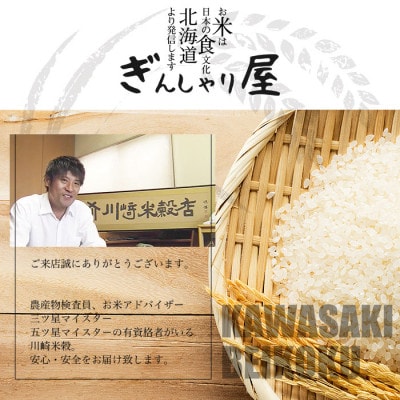 【毎月定期便】北海道産 ななつぼし 精米10kg(5kg×2袋)全8回