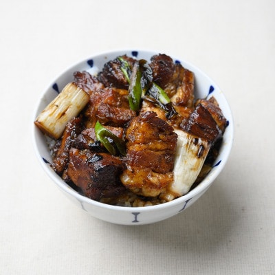 【鶏の伊藤】トロバラ角煮丼 10人前セット 電子レンジで簡単 北海道 十勝 帯広