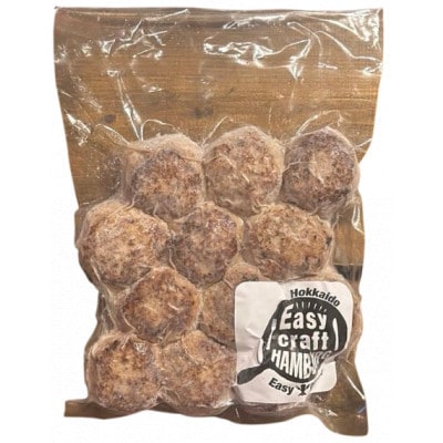 【毎月定期便】ミニクラフトハンバーグ(ミニ12個入り 1セット)　ソースなし 2セット全2回