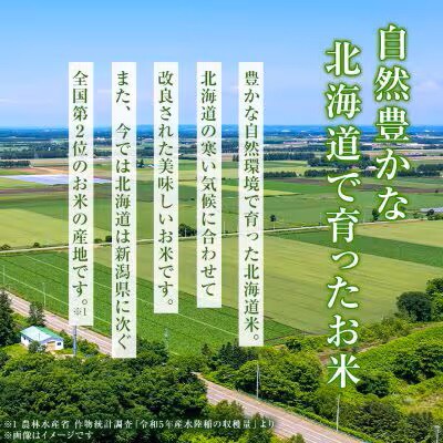 【2ヵ月毎定期便】北海道産 ななつぼし 白米 10kg(5kg×2袋) 全3回