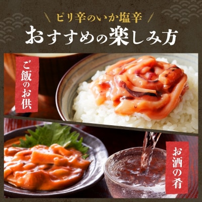 十勝 山わさび入り イカの塩辛 100g 3個 ご飯のおとも 北海道 帯広市