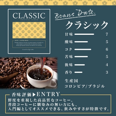 熨斗 コーヒー豆 クラシックブレンド ボトル 100g 1本 焙煎したての コーヒー 北海道 帯広市