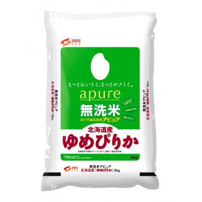 【令和7年産新米予約】 令和6年産 北海道産 ゆめぴりか 無洗米 5kg