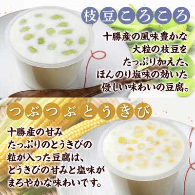 十勝豆腐 おためし3種セット 各2パック 計12個 北海道 帯広市