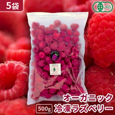 有機JAS認証 冷凍ラズベリー2種食べ比べセット 2.5kg (500g×5袋)【十勝産 希少品種】