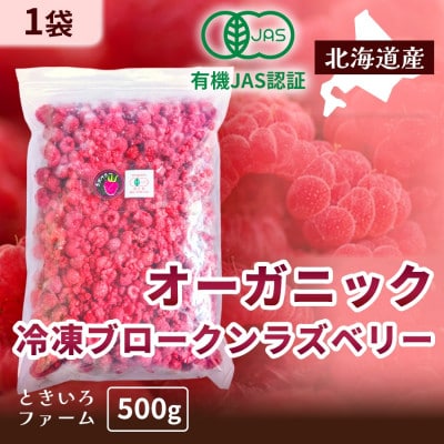 有機JAS認証  訳あり 冷凍ラズベリー 500g 【十勝産 希少品種】