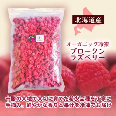 有機JAS認証  訳あり 冷凍ラズベリー 5kg (500g×10袋)【十勝産 希少品種】