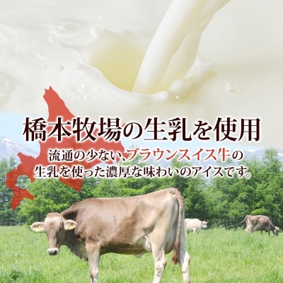 ブラウンスイス乳フローズンヨーグルト 食べ比べセット(2種×各4個)